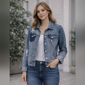 Stylish Blue Denim Jacket for Women